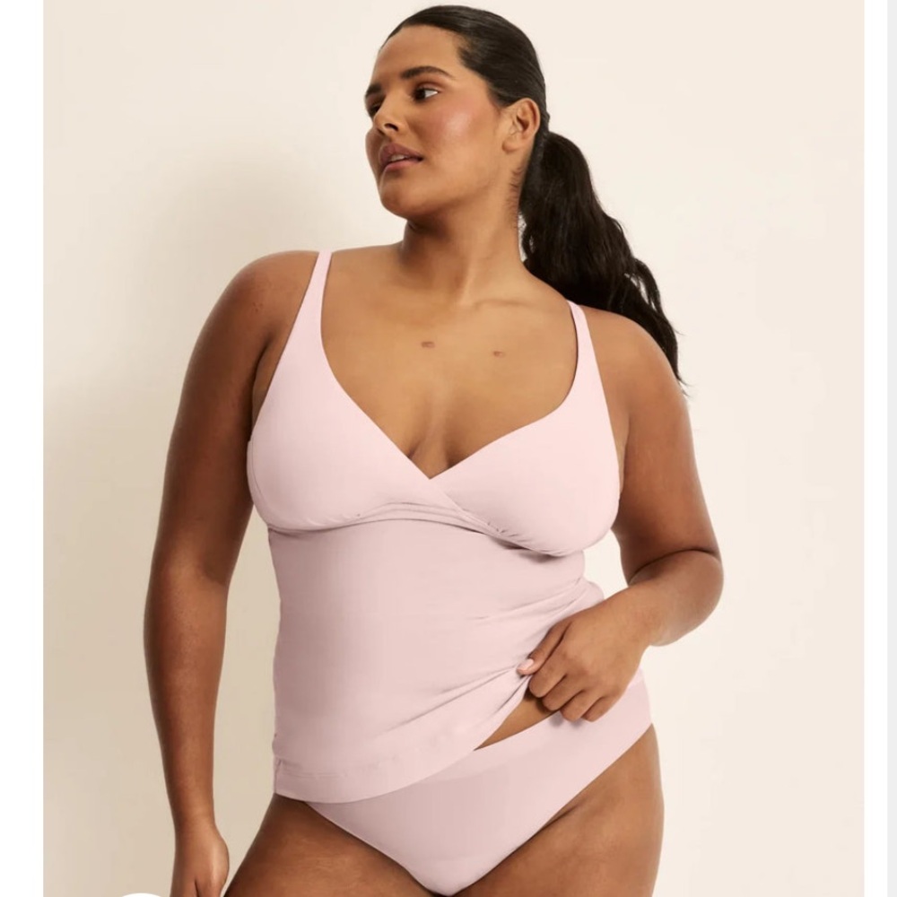 Knix SweetDreams Nursing Tank rose water pink